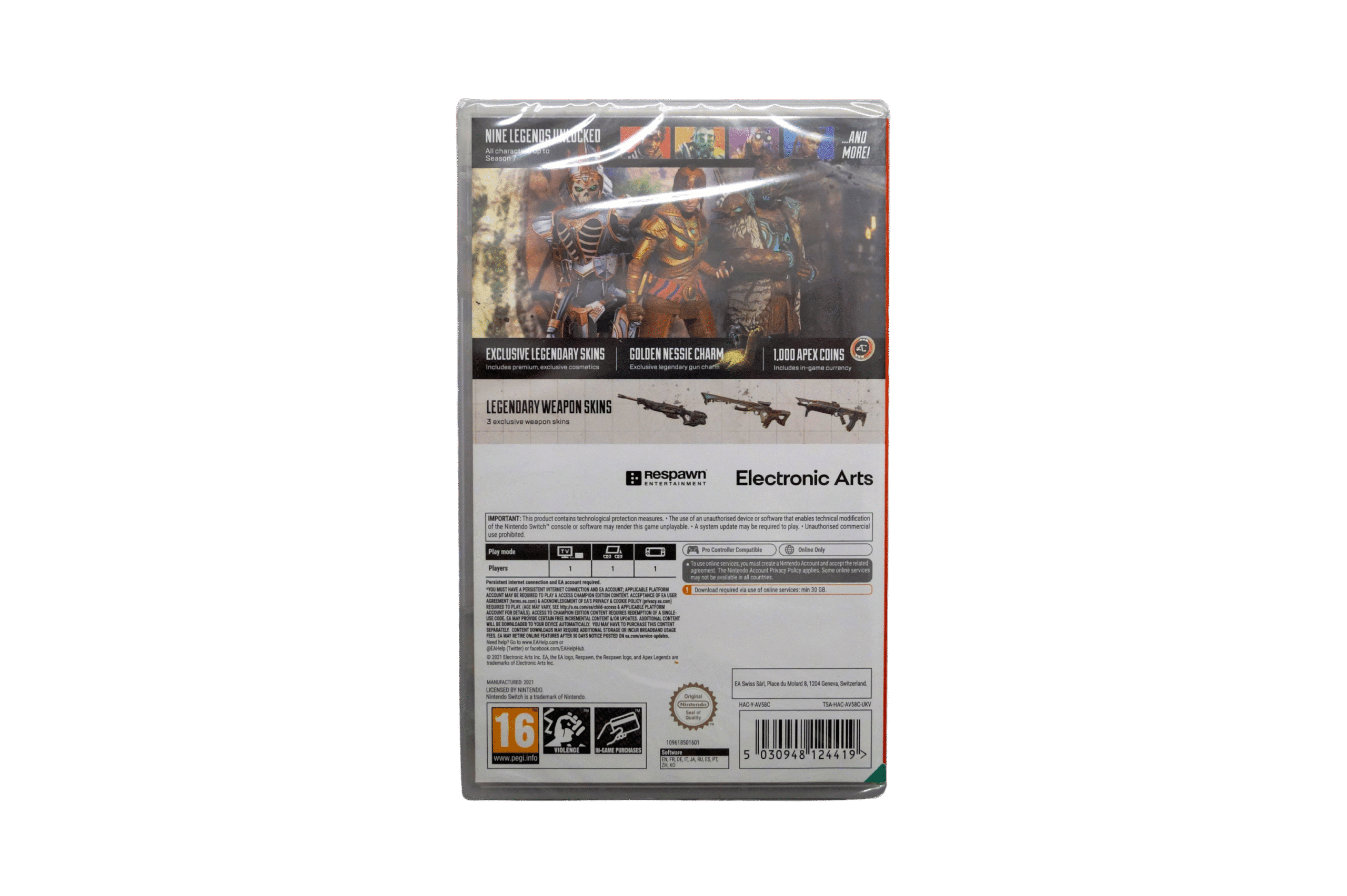 Apex Legends: Champions Edition – Nintendo Switch (Ny) – Back cover
