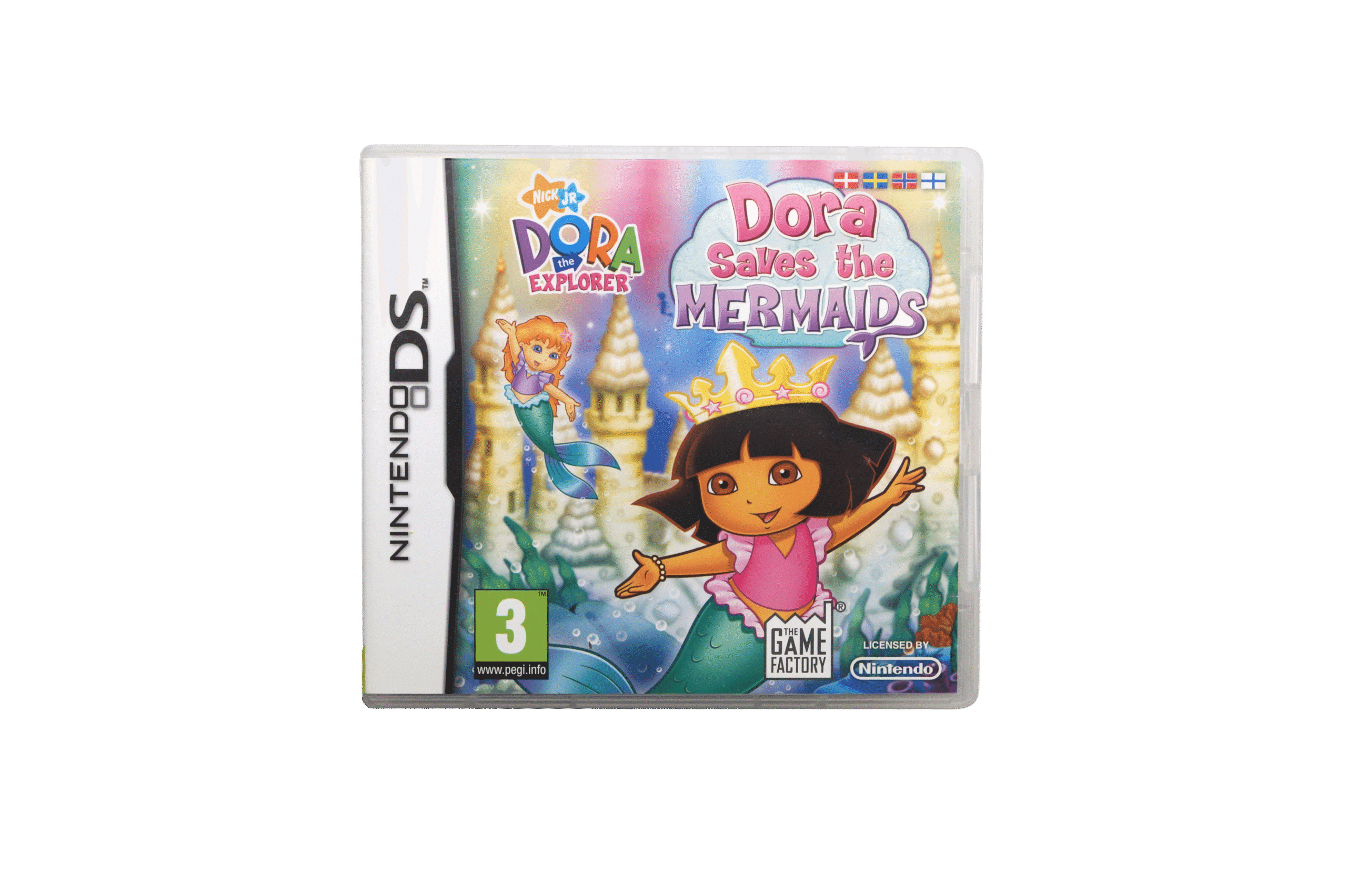 Dora Saves the Mermaids – Nintendo DS (Brugt) – Alder: PEGI 3 – Nintendo DS – Front cover
