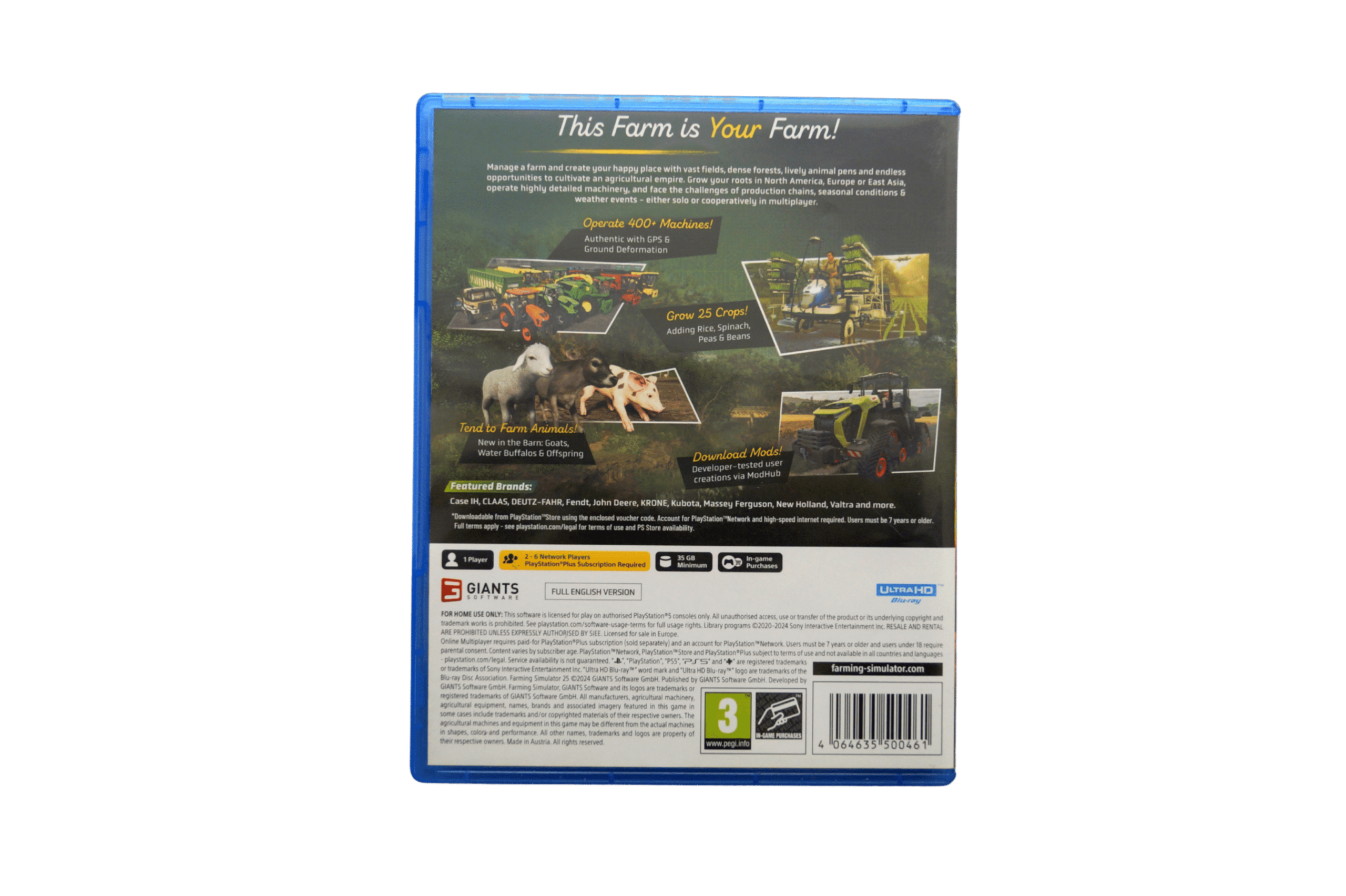 Farming Simulator 25 – PS5 (Brugt) – Alle varer – PlayStation 5 – Back cover