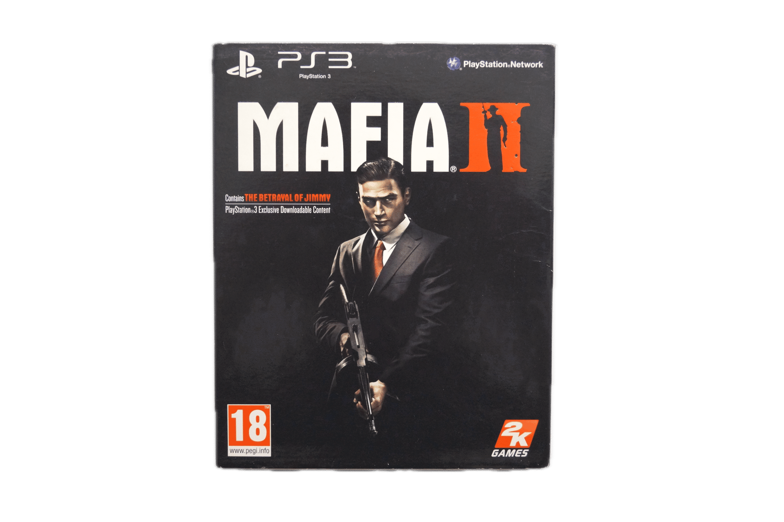 Mafia II – PS3 (Brugt) – Alder: PEGI 18 – PlayStation 3 – Front cover