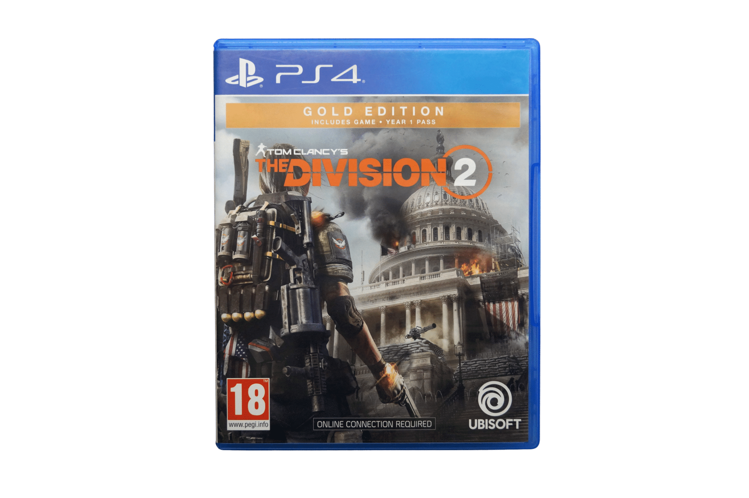 Tom Clancy´s The Division 2 Gold Edition - PS4 (Brugt) – Alder: PEGI 18 – PlayStation 4 – Front cover