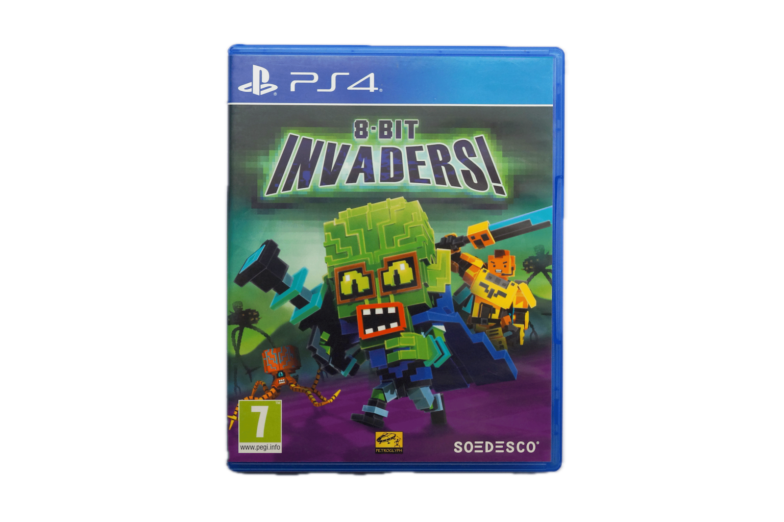 8-Bit Invaders! – PS4 (Brugt) – Alder: PEGI 7 – PlayStation 3, PlayStation 4 – Front cover