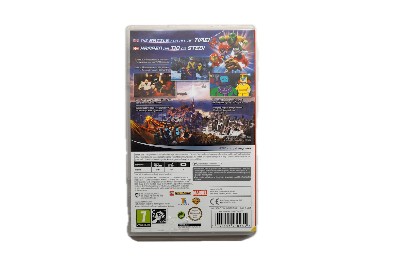 LEGO Marvel Super Heroes 2 – Nintendo Switch (Brugt) – Alder: PEGI 7 – Nintendo Switch – Back cover