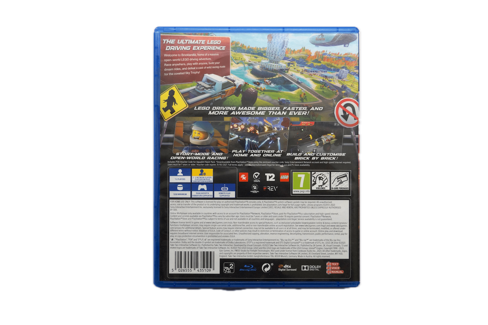 LEGO 2K Drive – PS4 (Brugt) – Back cover