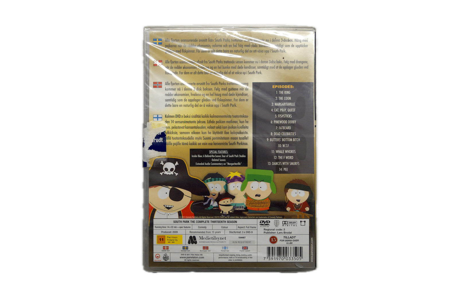 South Park – Season 13 – Complete Thirteenth Season – DVD (Ny)