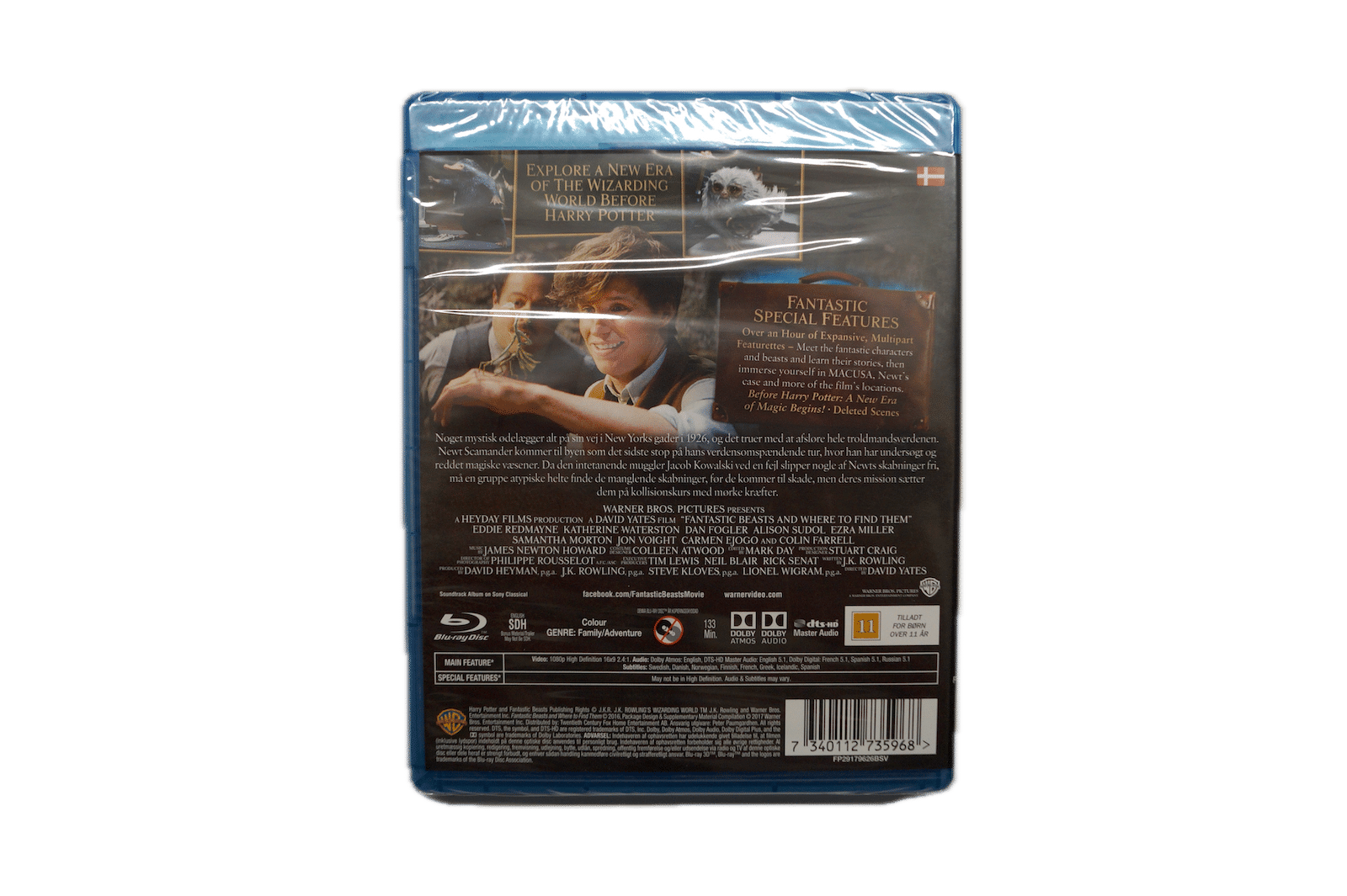 Fantastiske Skabninger og Hvor De Findes – Blu-ray (Ny) – Alle varer – Back cover