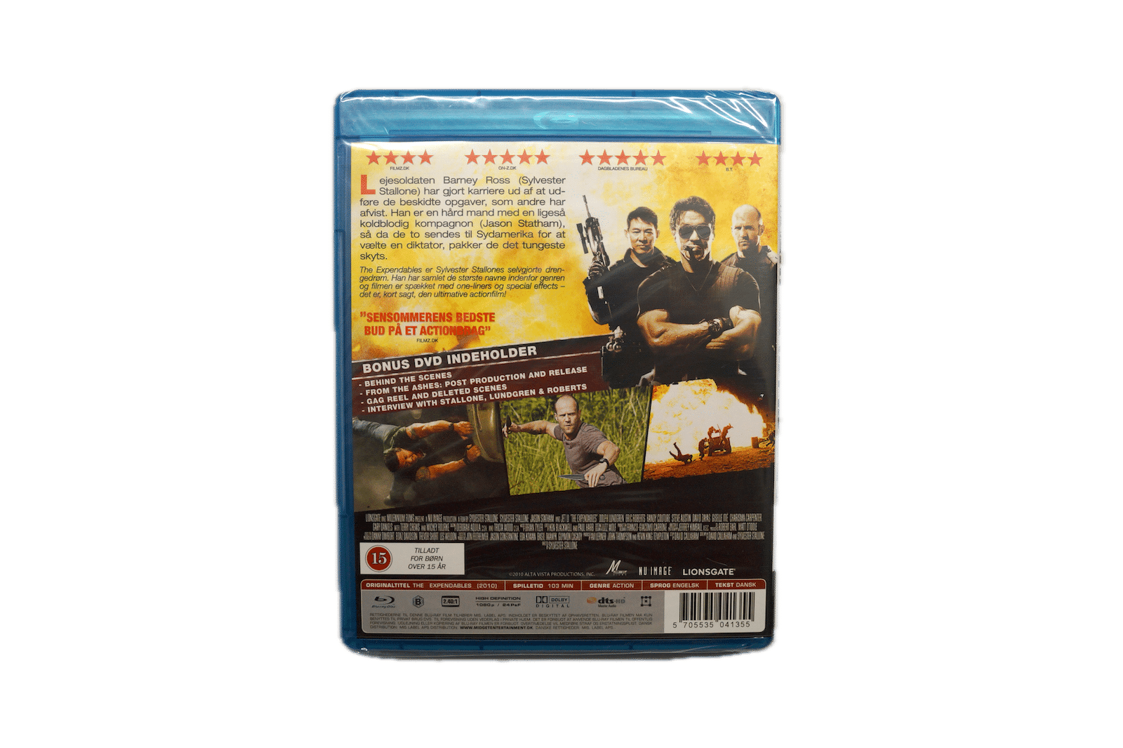 The Expendables – Blu-ray (Ny) – Alle varer – Back cover