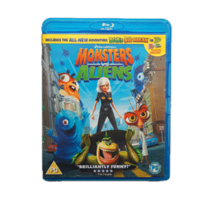 Monsters vs. Aliens + Bob’s Big Break in 3D – Blu-ray (Brugt)