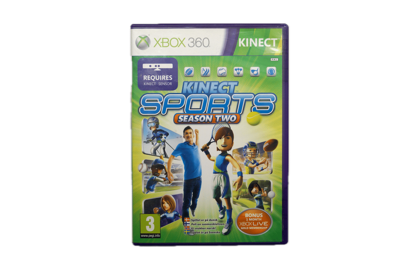 Kinect Sports Season Two – Xbox 360 (Brugt)