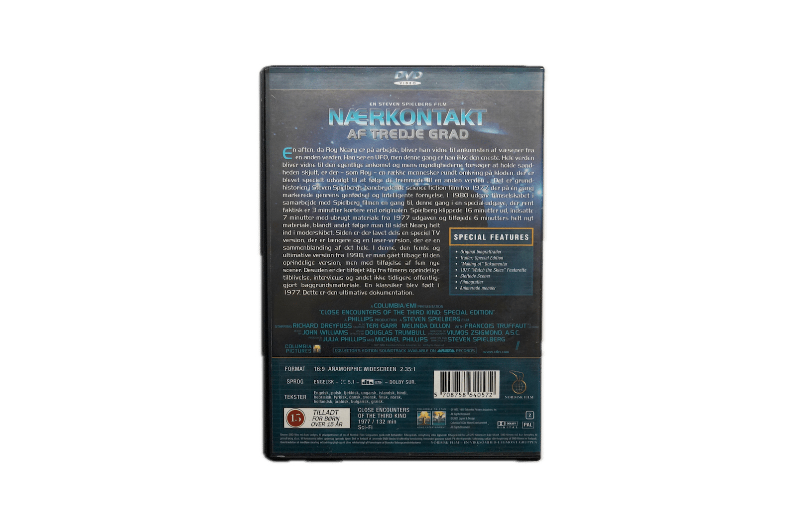Nærkontakt af Tredje Grad – Special Edition – 2 Disc – DVD (Brugt)
