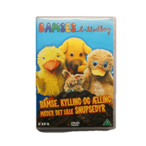 Bamses Billedbog – Bamse, Kylling og Ælling møder det lille snupsedyr – DVD (Brugt)