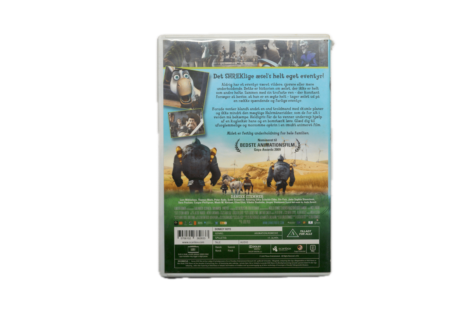 Æslet og kampen mod halvmåneridderen – DVD (Brugt) – Alle varer – Back cover