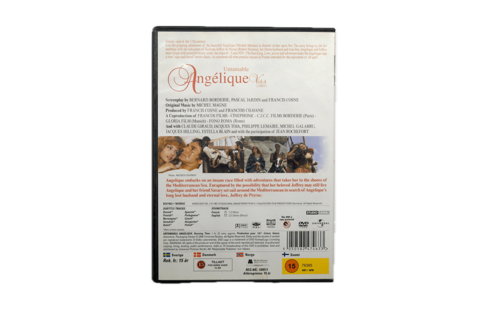 Angelique Untamable Vol. 4 – DVD (Brugt) – Alle varer – Back cover