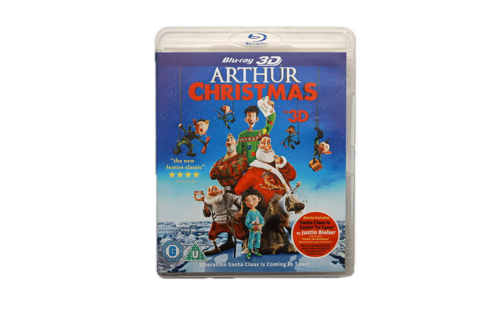 Arthur Christmas – Blu-ray 3D (Brugt) – Alle varer – Front cover