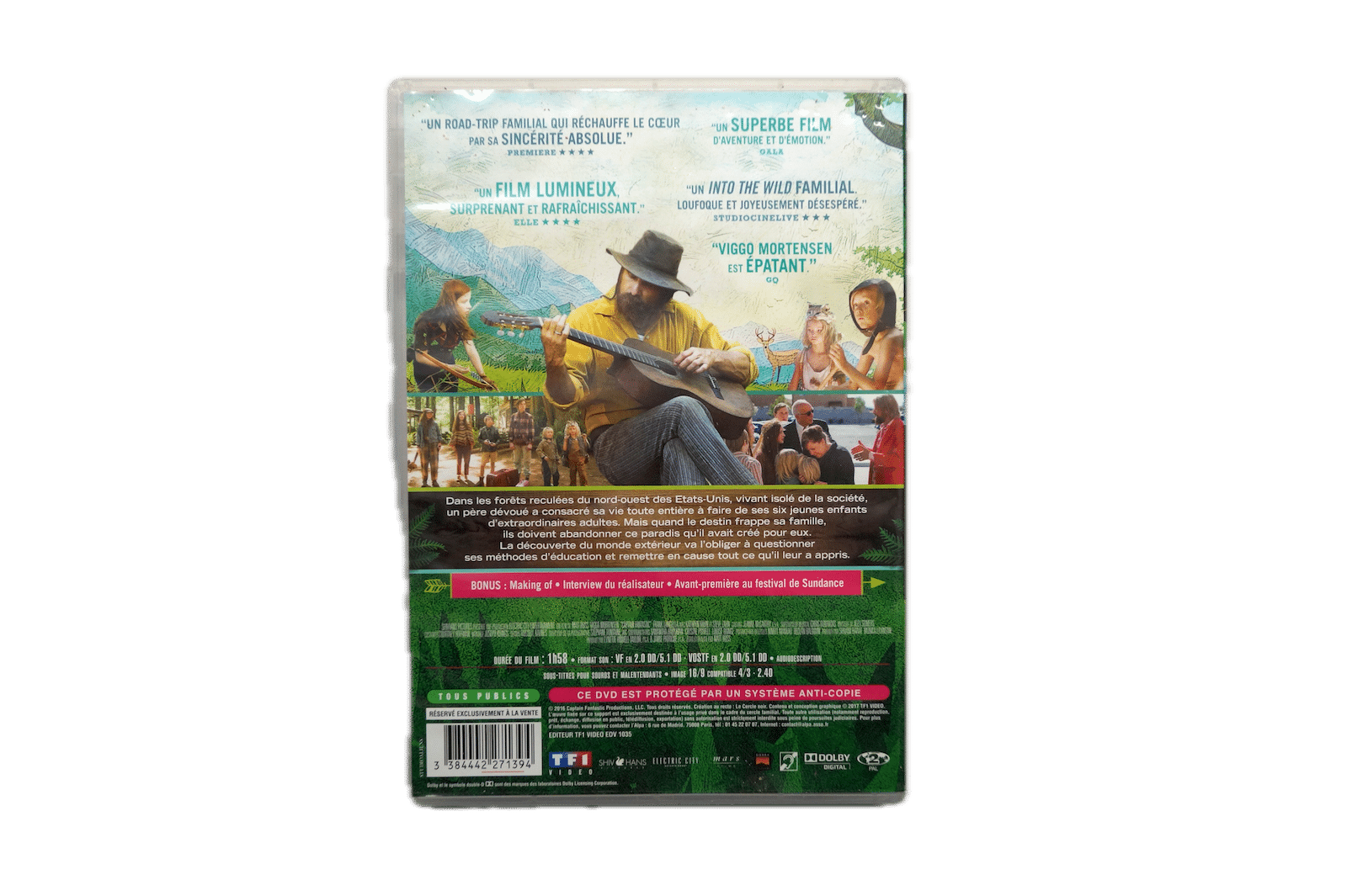 Captain Fantastic – DVD (Brugt) – Alle varer – Back cover