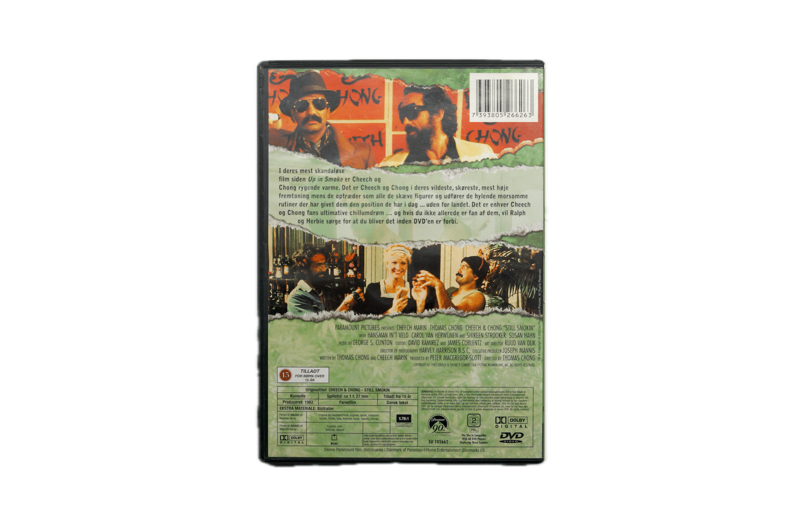 Cheech & Chong Still Smokin – DVD (Brugt) – Alle varer – Back cover