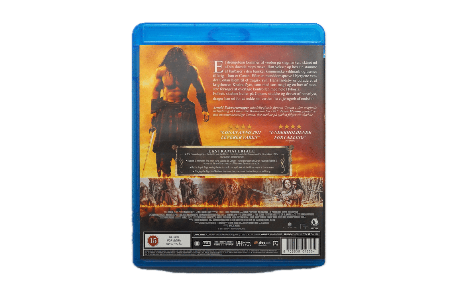 Conan The Barbarian – Blu-ray 3D + 2D (Brugt) – Alle varer – Back cover