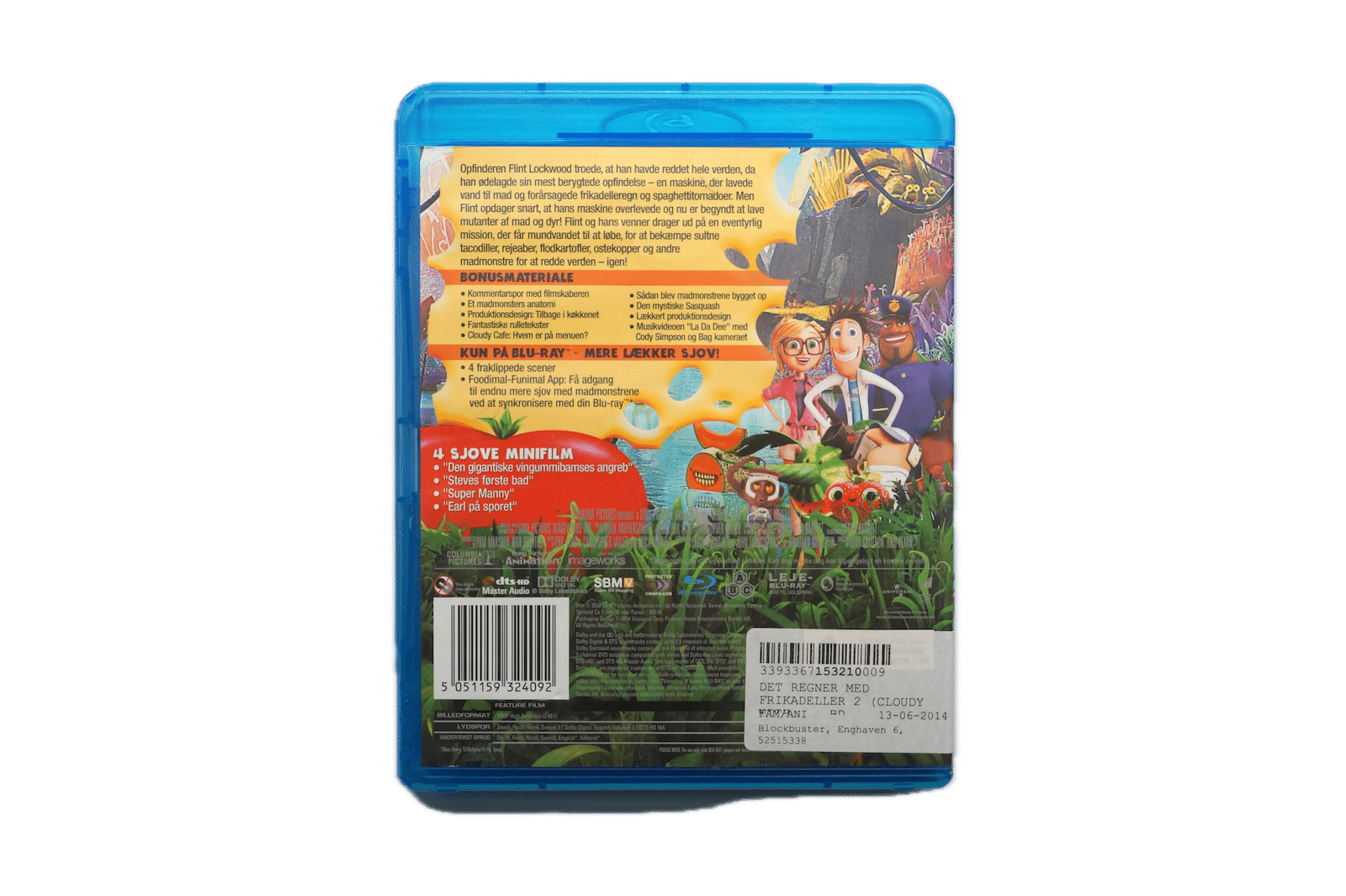 Det Regner med Frikadeller 2 – Blu-ray (Brugt) – Alle varer – Back cover