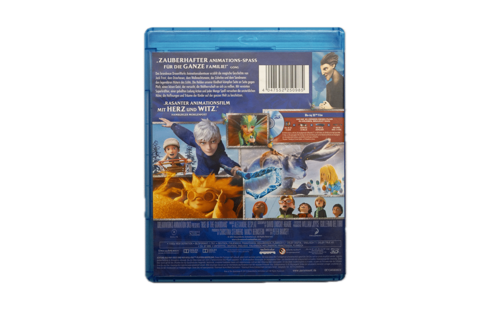 DreamWorks Rise of the Guardians – Blu-ray 3D (Brugt) – Alle varer – Back cover
