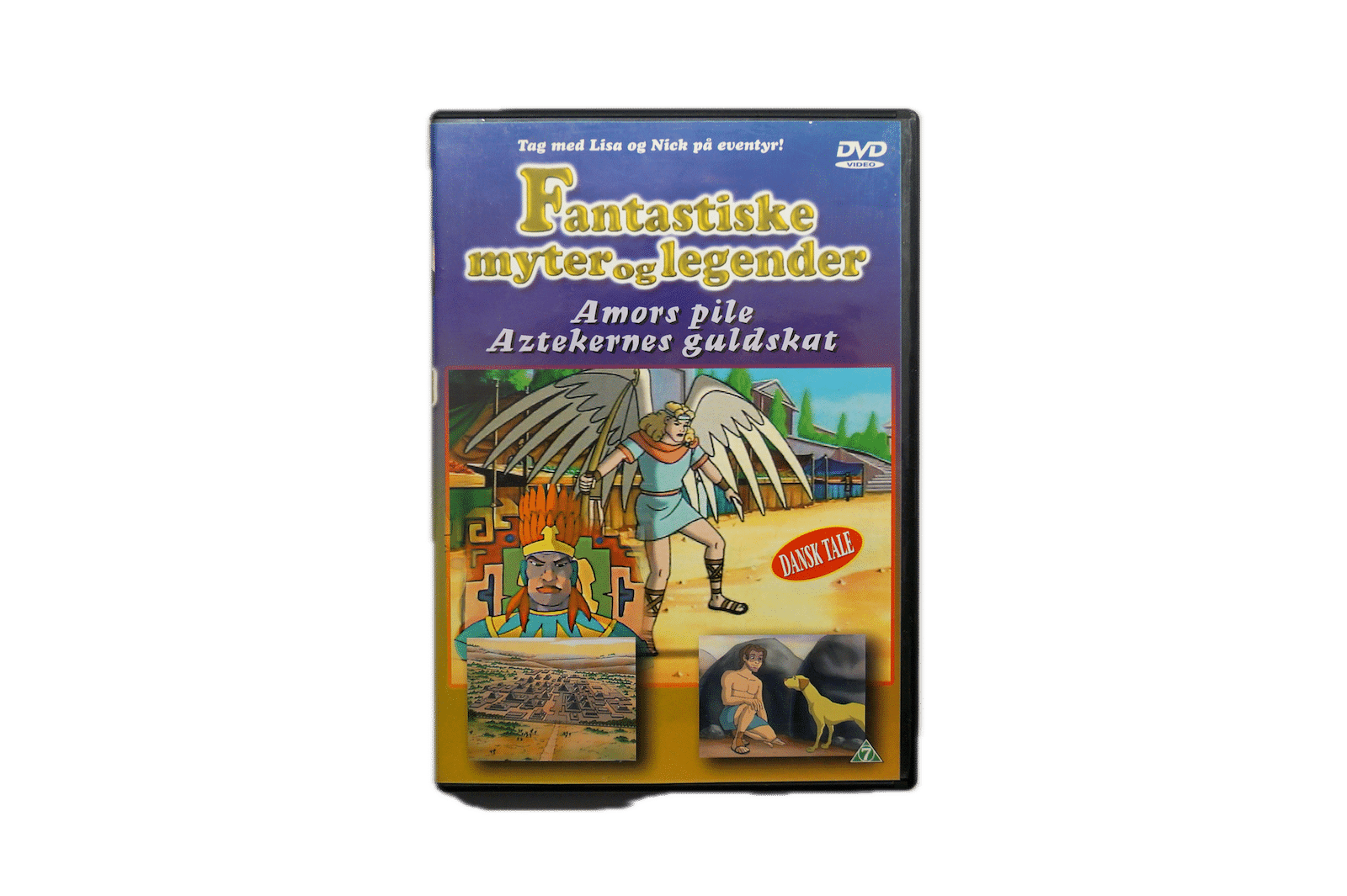 Fantastiske Myter og Legender – Amors Pile / Aztekernes Guldskat – DVD (Brugt) – Alle varer – Front cover