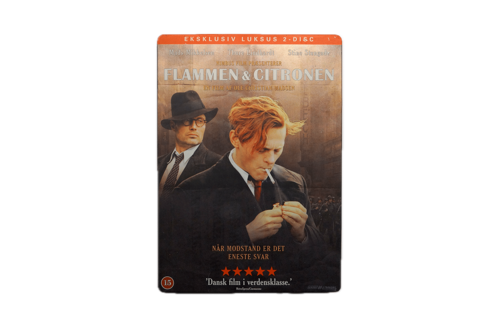 Flammen & Citronen – Eksklusiv Luksusudgave – 2 Disc – Steelbook – DVD (Brugt) – Alle varer – Front cover