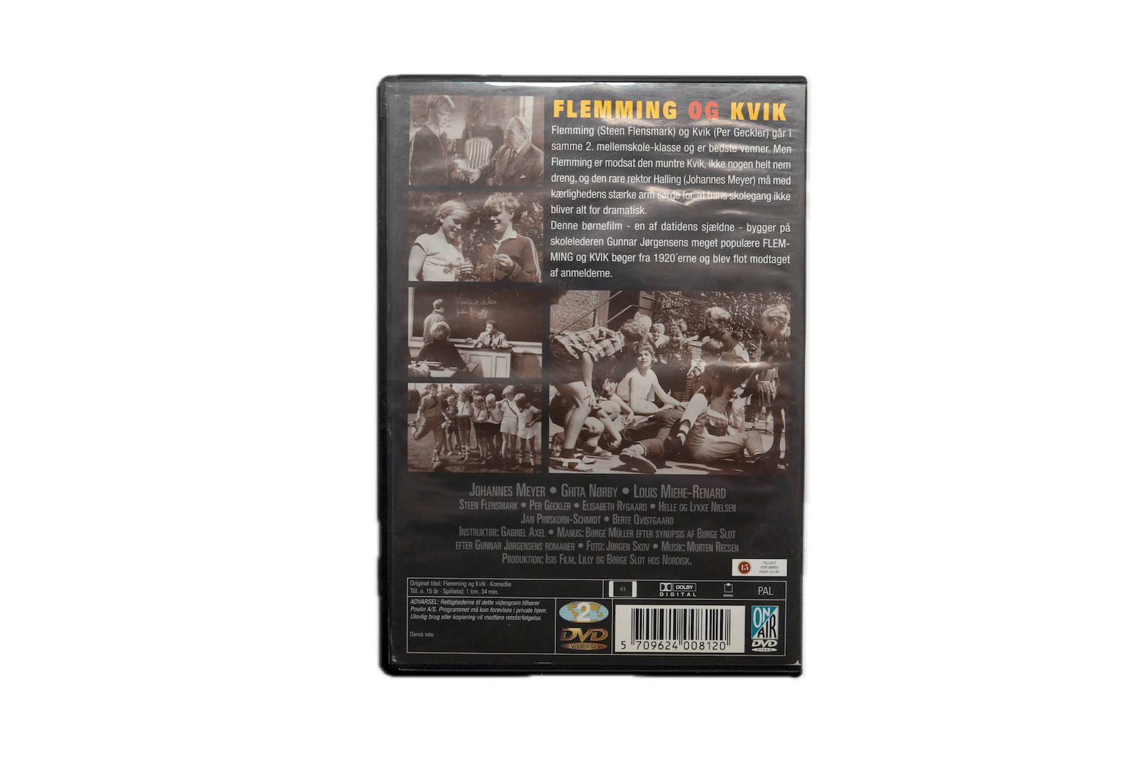 Flemming og Kvik – DVD (Brugt) – Alle varer – Back cover