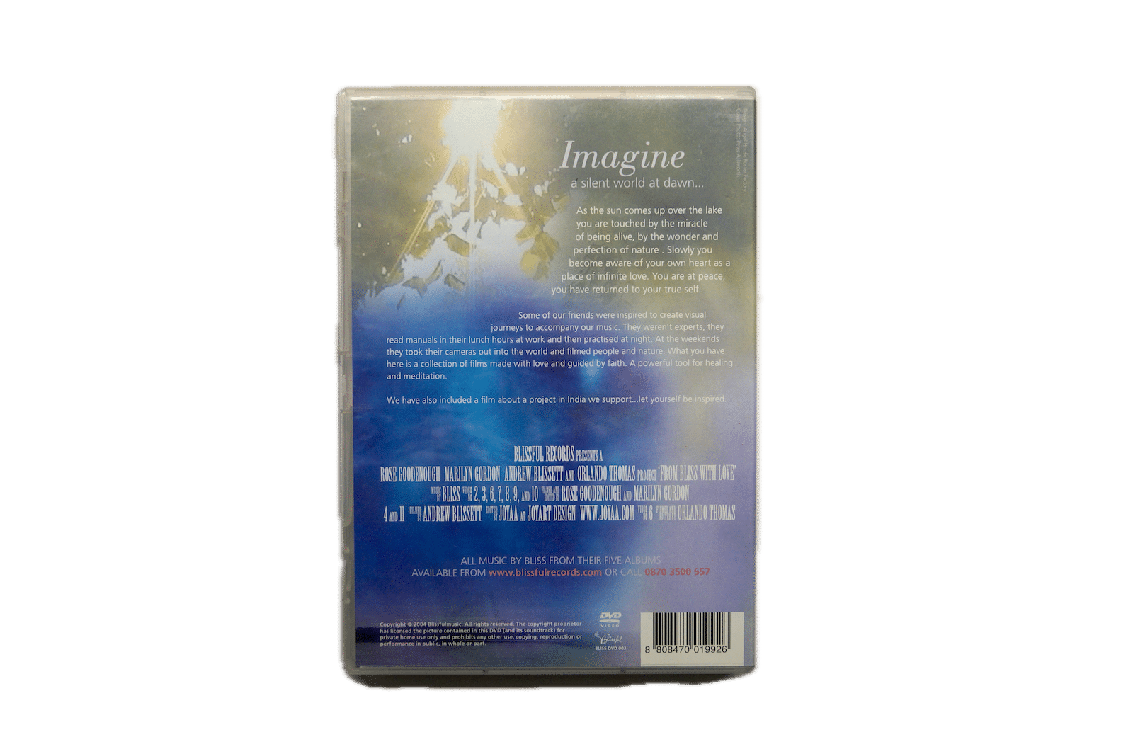 From Bliss With Love – DVD (Brugt) – Alle varer – Back cover
