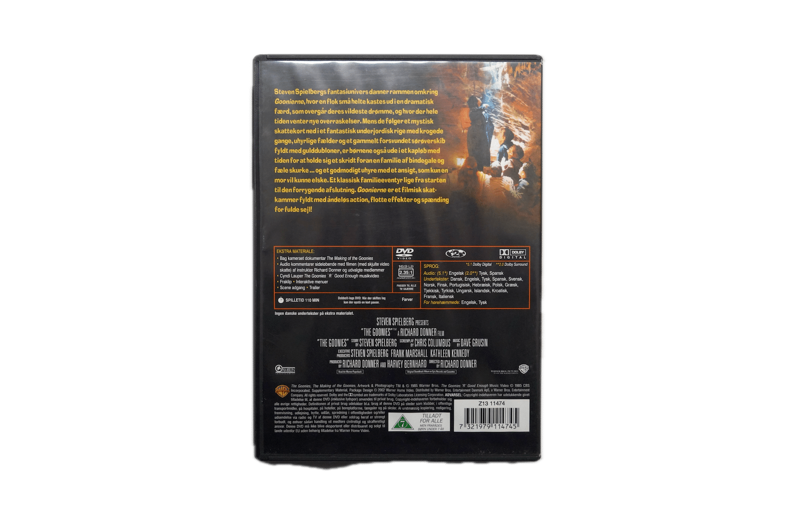 Goonierne – DVD (Brugt) – Alle varer – Back cover