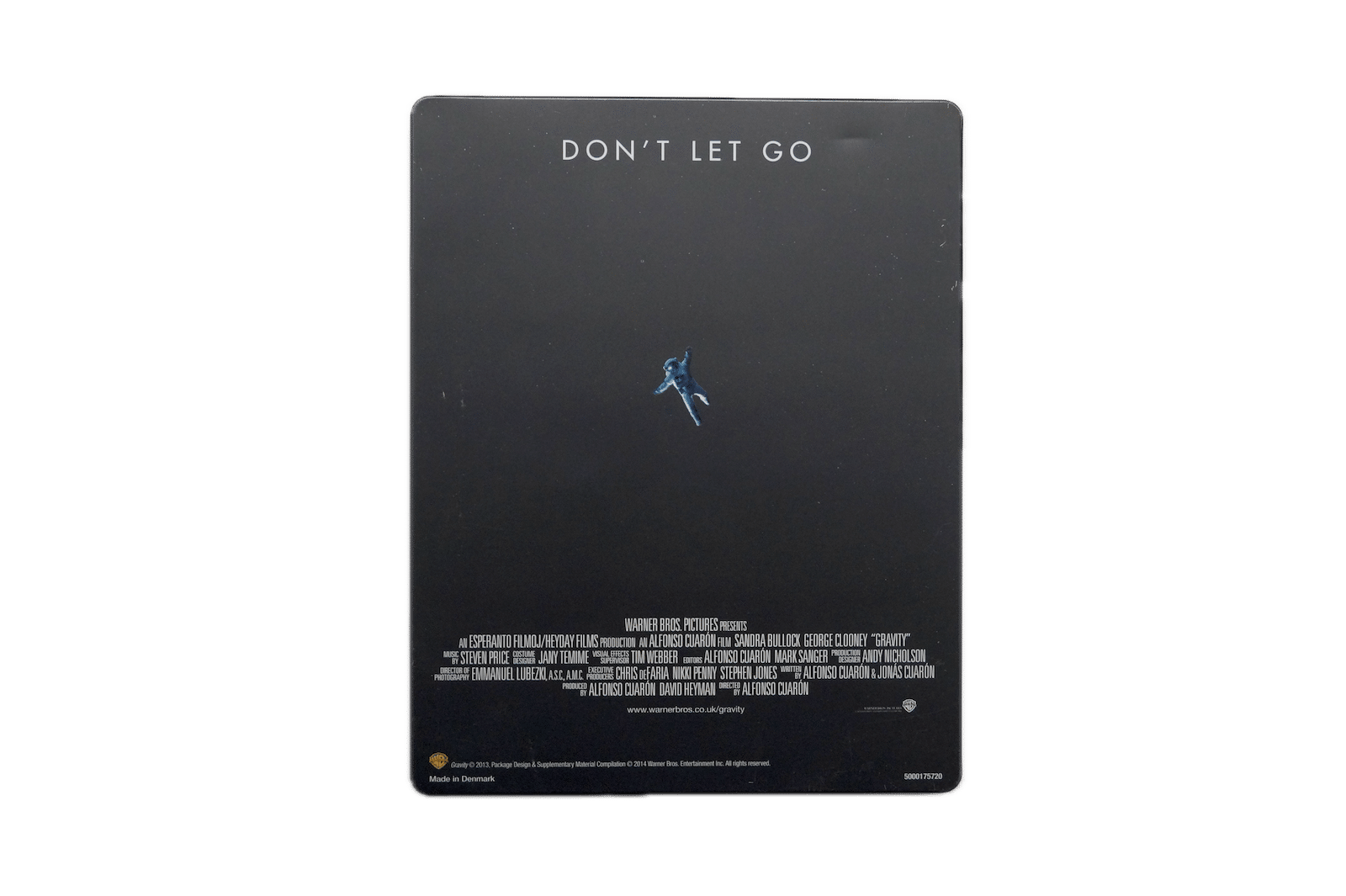 Gravity – Blu-ray 3D – Steelbook (Brugt) – Alle varer – Back cover