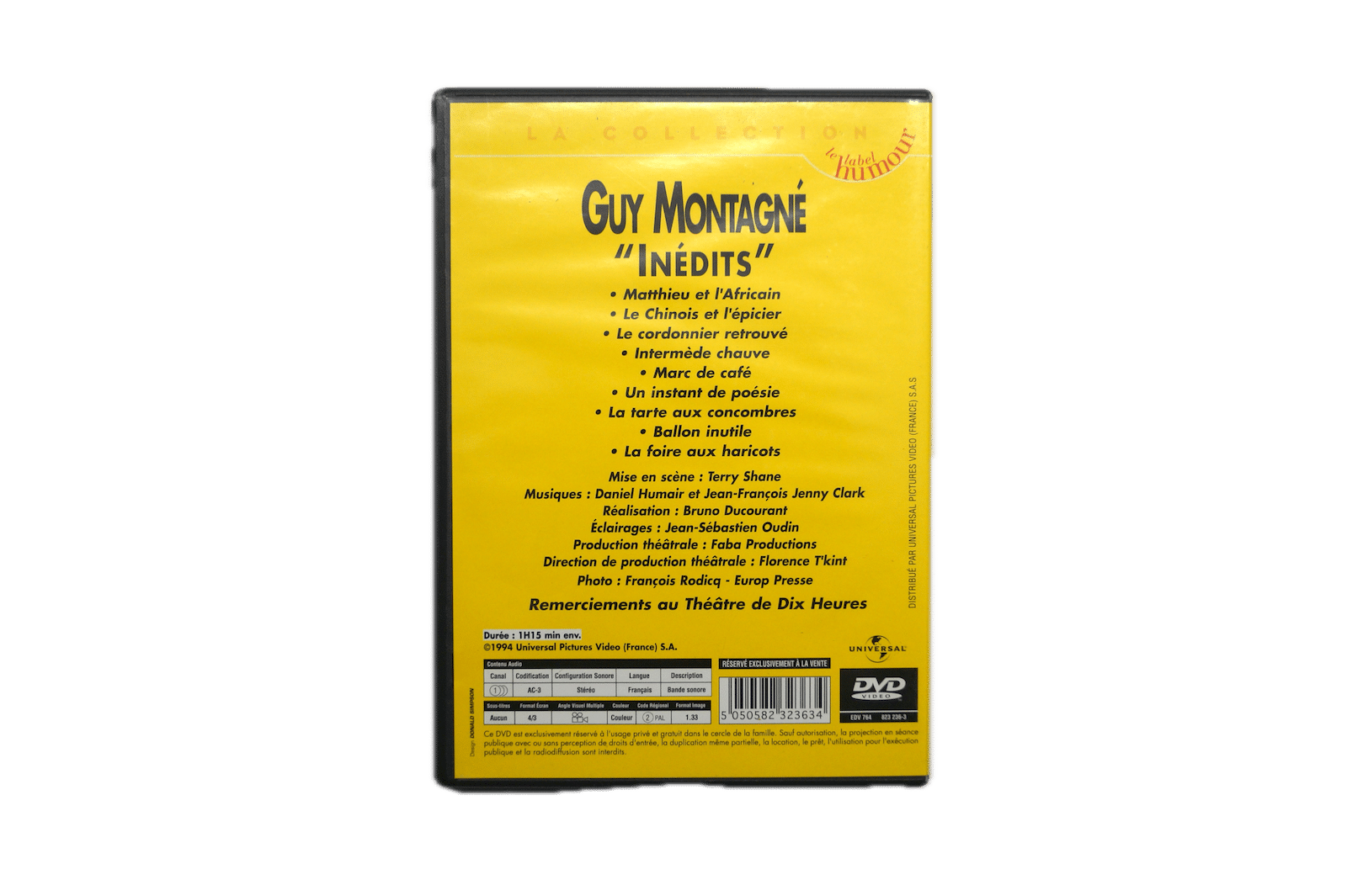 Guy Montagné “Inédits” – DVD (Brugt) – Alle varer – Back cover