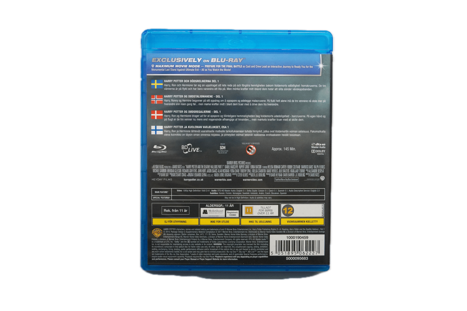 Harry Potter and the Deathly Hallows Part 1 – Blu-ray (Brugt) – Alle varer – Back cover