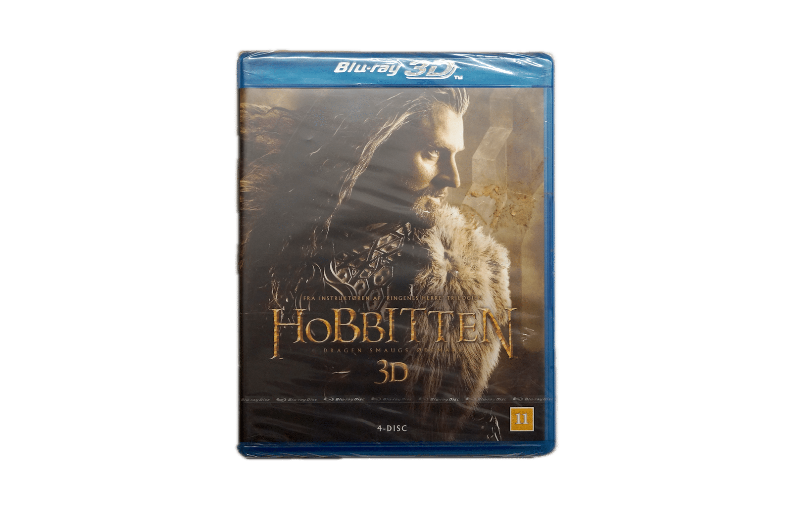 Hobbitten: Dragen Smaugs Ødemark – Blu-ray 3D – 4 Disc (Ny) – Alle varer – Front cover