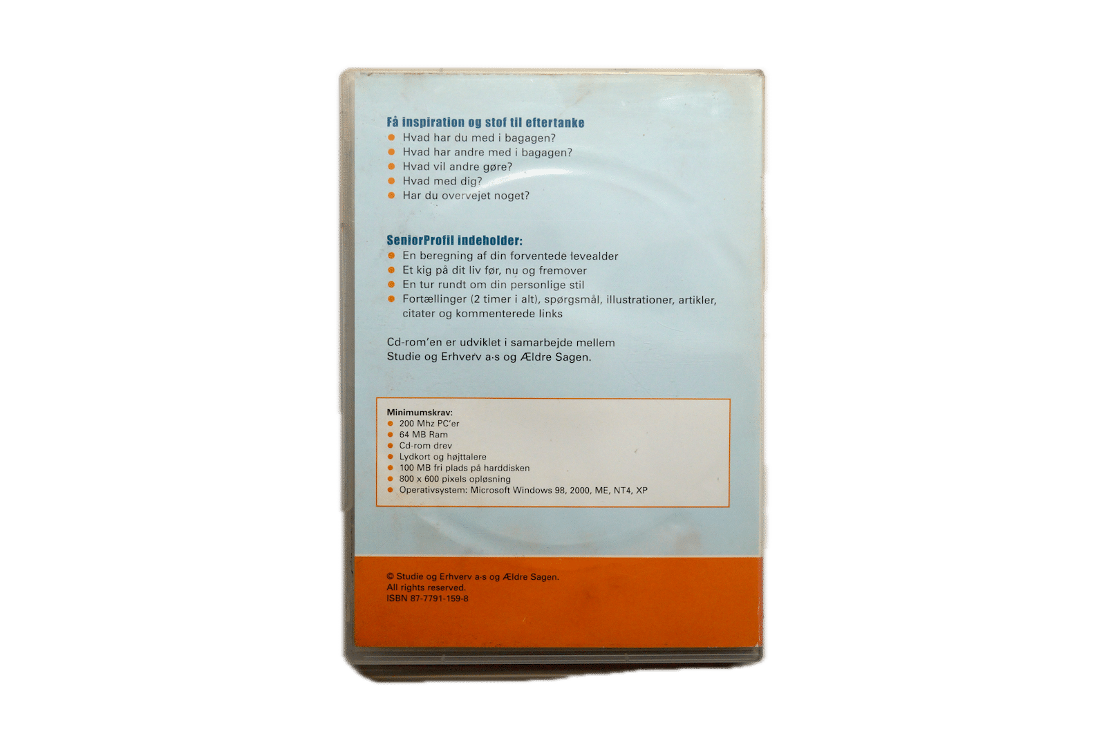 Hvad vil du når du bliver rigtig voksen? – PC (Brugt) – Alle varer – Back cover