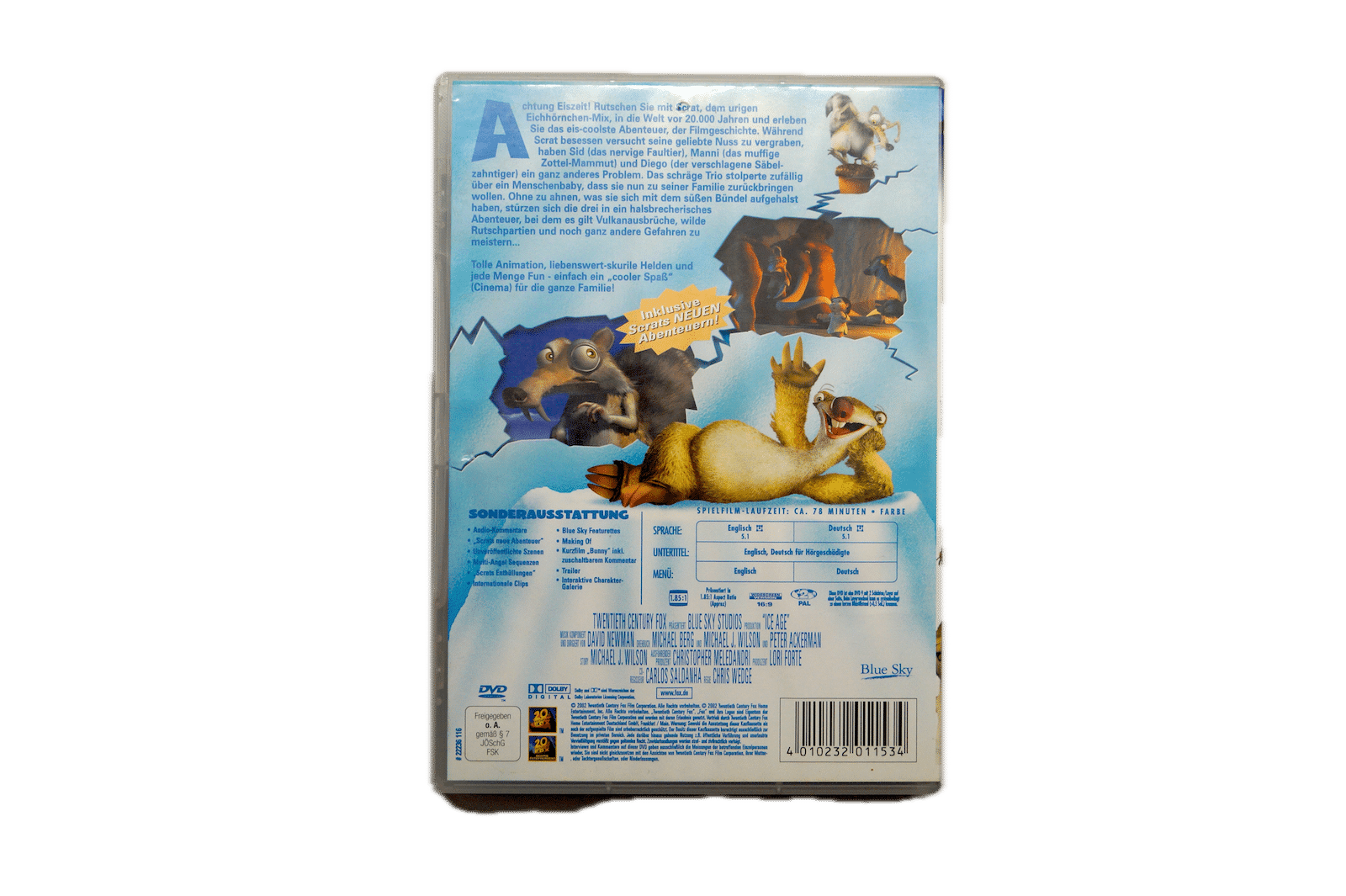Ice Age – DVD (Brugt) – Alle varer – Back cover