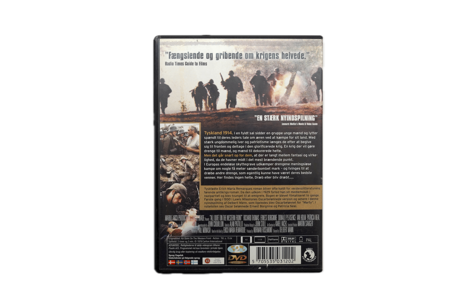 Intet nyt fra Vestfronten – DVD (Brugt) – Alle varer – Back cover