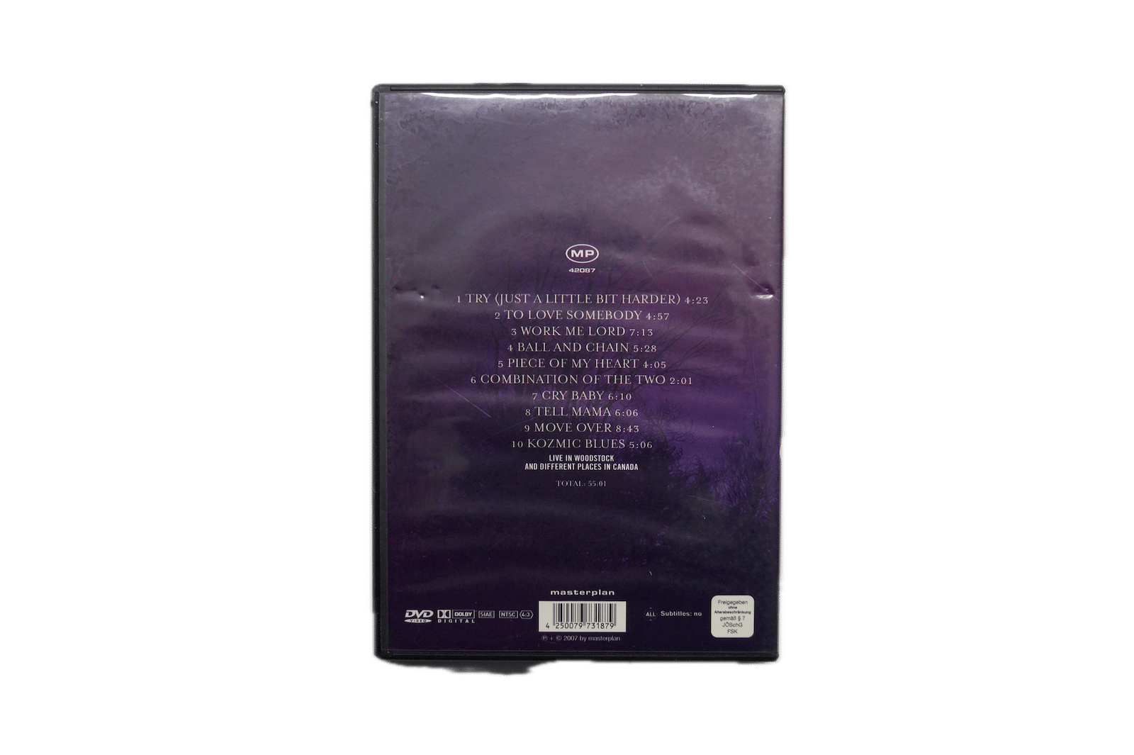 Janis Joplin – Piece of My Heart – DVD (Brugt) – Alle varer – Back cover
