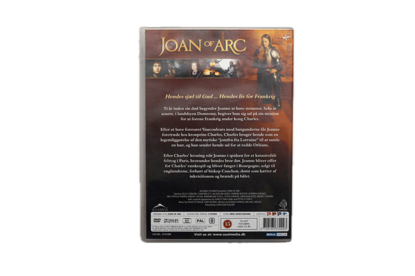 Joan of Arc 2 Disc DVD brugt – Alle varer – Back cover