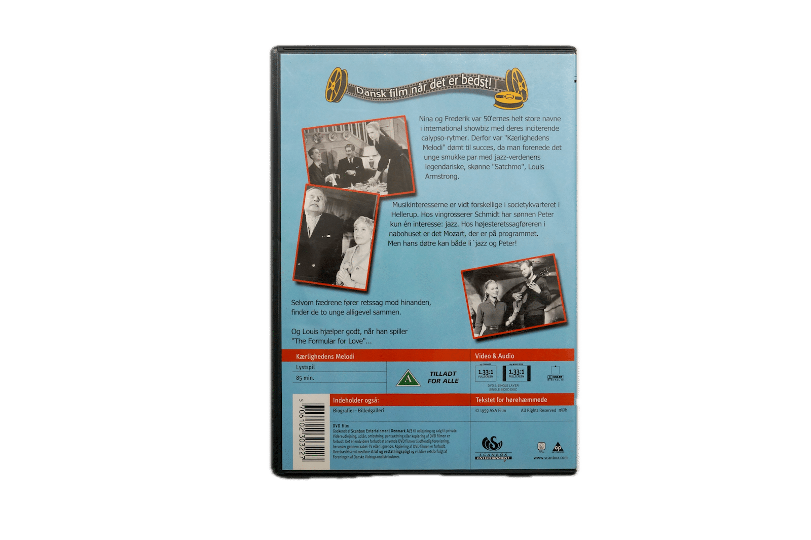 Kærlighedens Melodi – DVD (Brugt) – Alle varer – Back cover