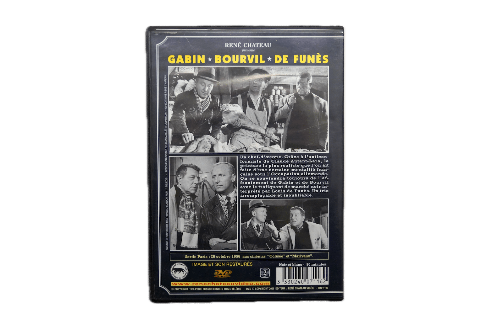 La Traversée de Paris – DVD (Brugt) – Alle varer – Back cover