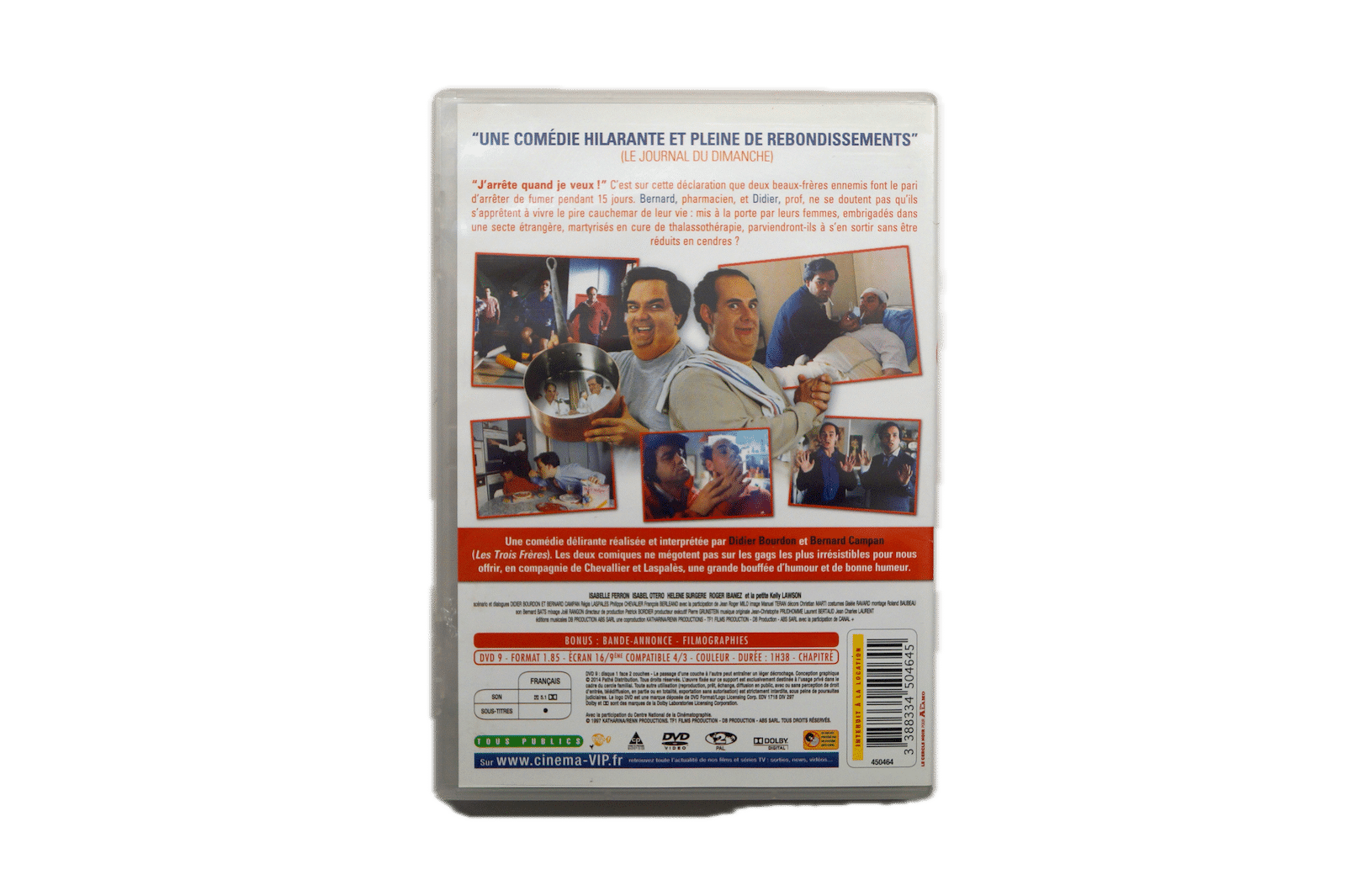 Le Pari – DVD (Brugt) – Alle varer – Back cover