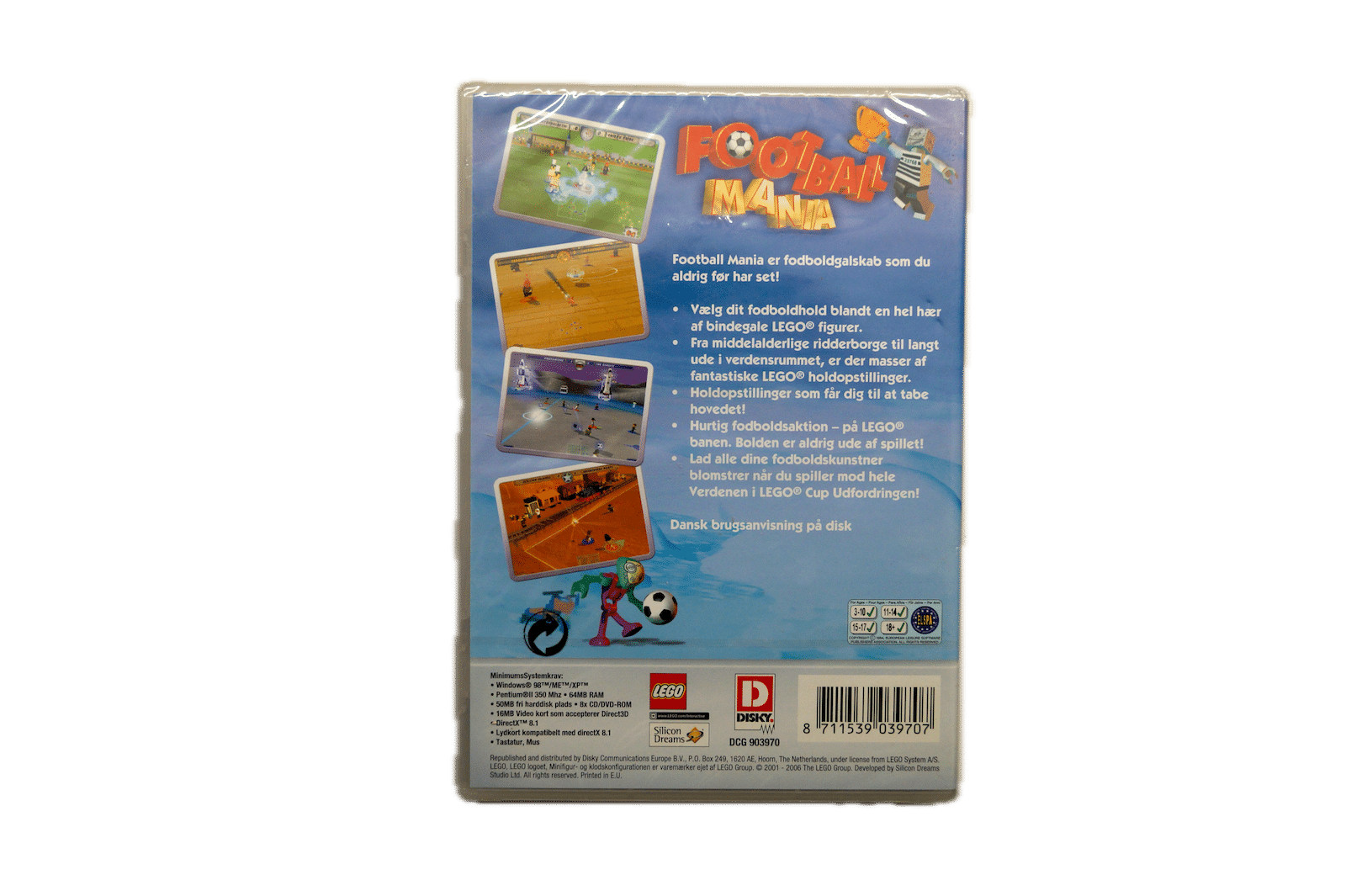 LEGO Football Mania – PC (Ny) – Alle varer – Back cover
