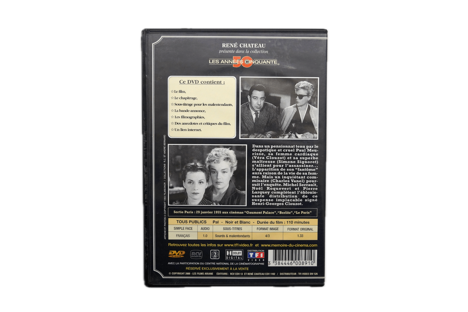 Les Diaboliques – DVD (Brugt) – Alle varer – Back cover