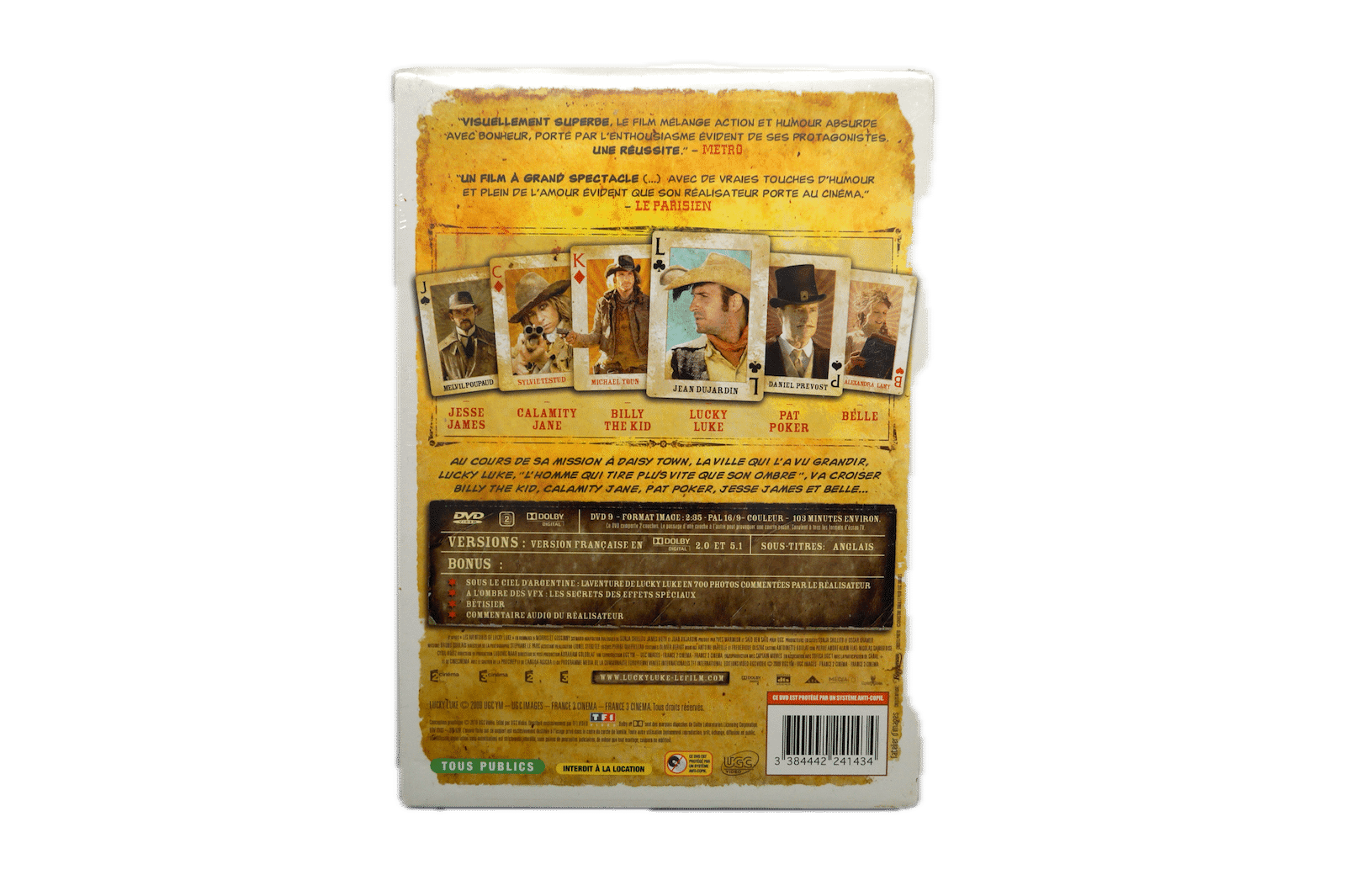 Lucky Luke – DVD (Ny) – Alle varer – Back cover