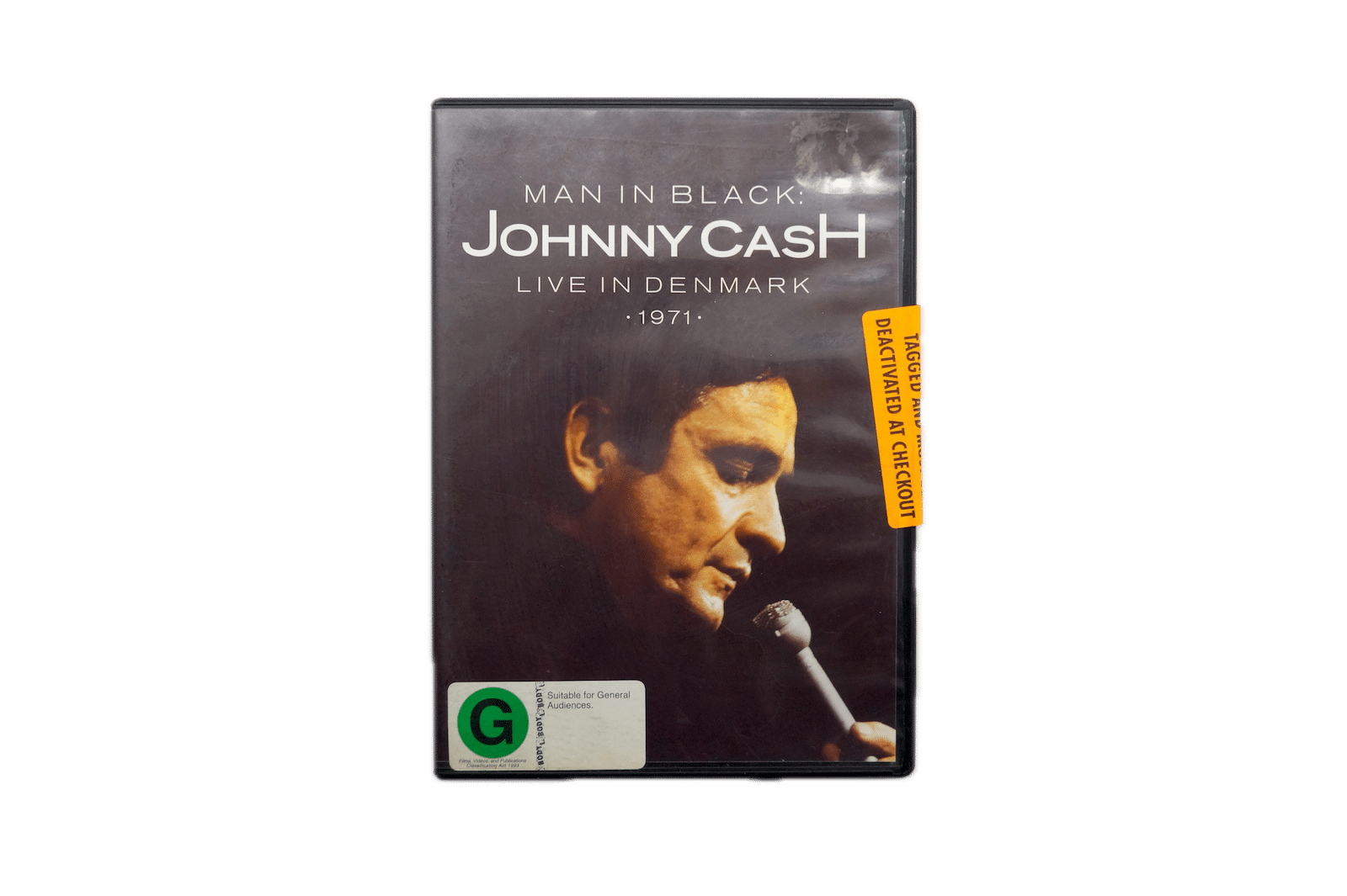 Man in Black: Johnny Cash – Live in Denmark 1971 – DVD (Brugt) – Alle varer – Front cover