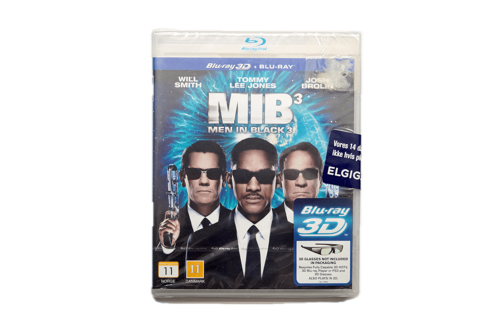 MIB – Men in Black 3 – Blu-ray 3D + 2D (Ny) – Alle varer – Front cover