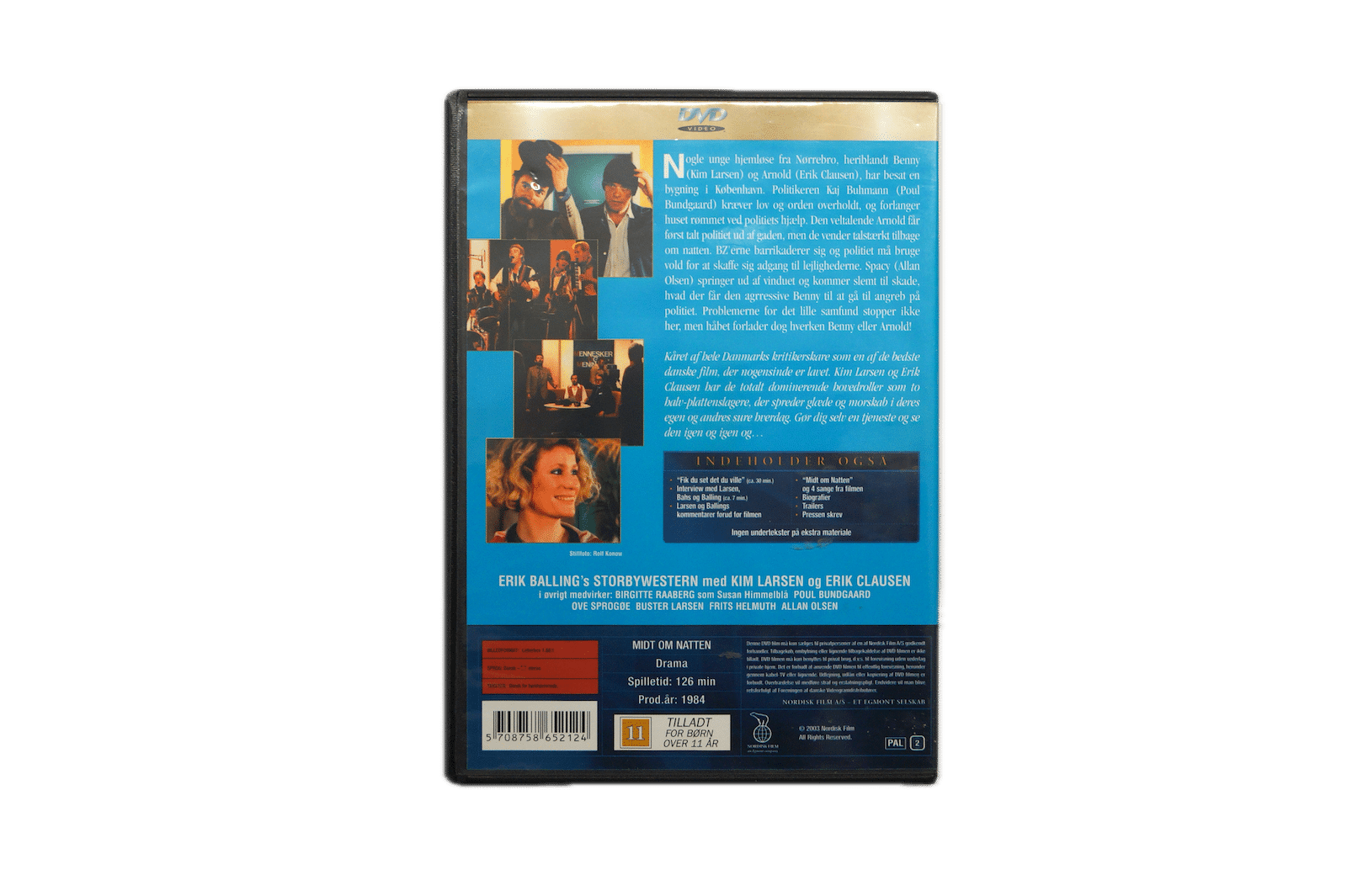 Midt om Natten – DVD (Brugt) – Alle varer – Back cover