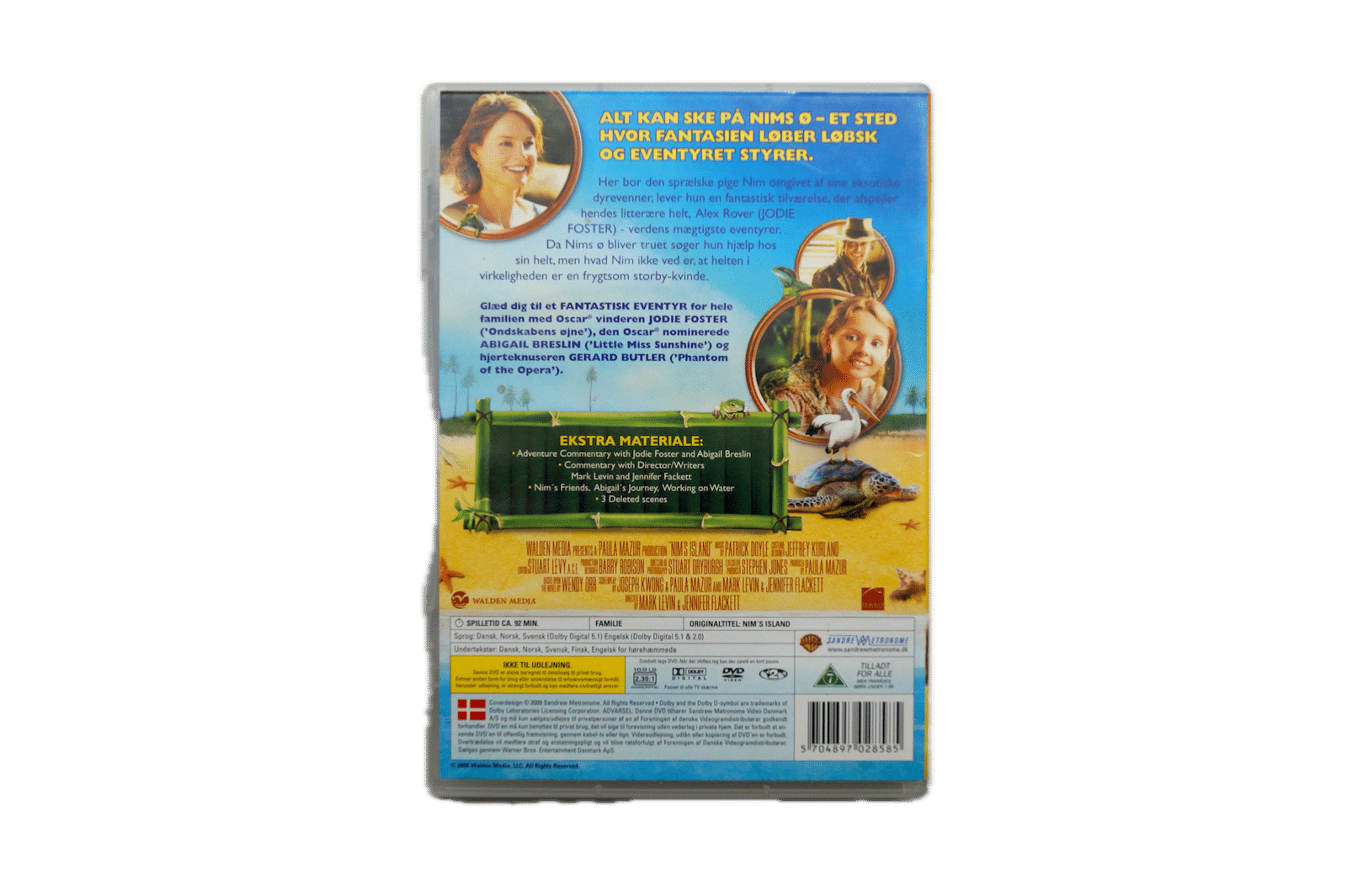 Mig og den hemmelige Ø – DVD (Brugt) – Alle varer – Back cover