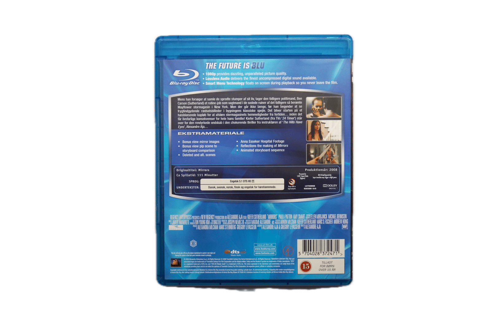 Mirrors – Blu-ray (Brugt) – Alle varer – Back cover