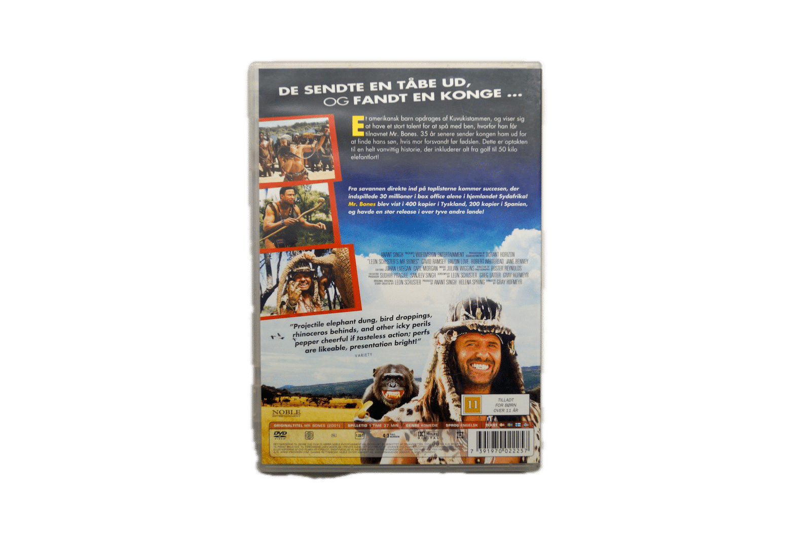 Mr. Bones – DVD (Brugt) – Alle varer – Back cover