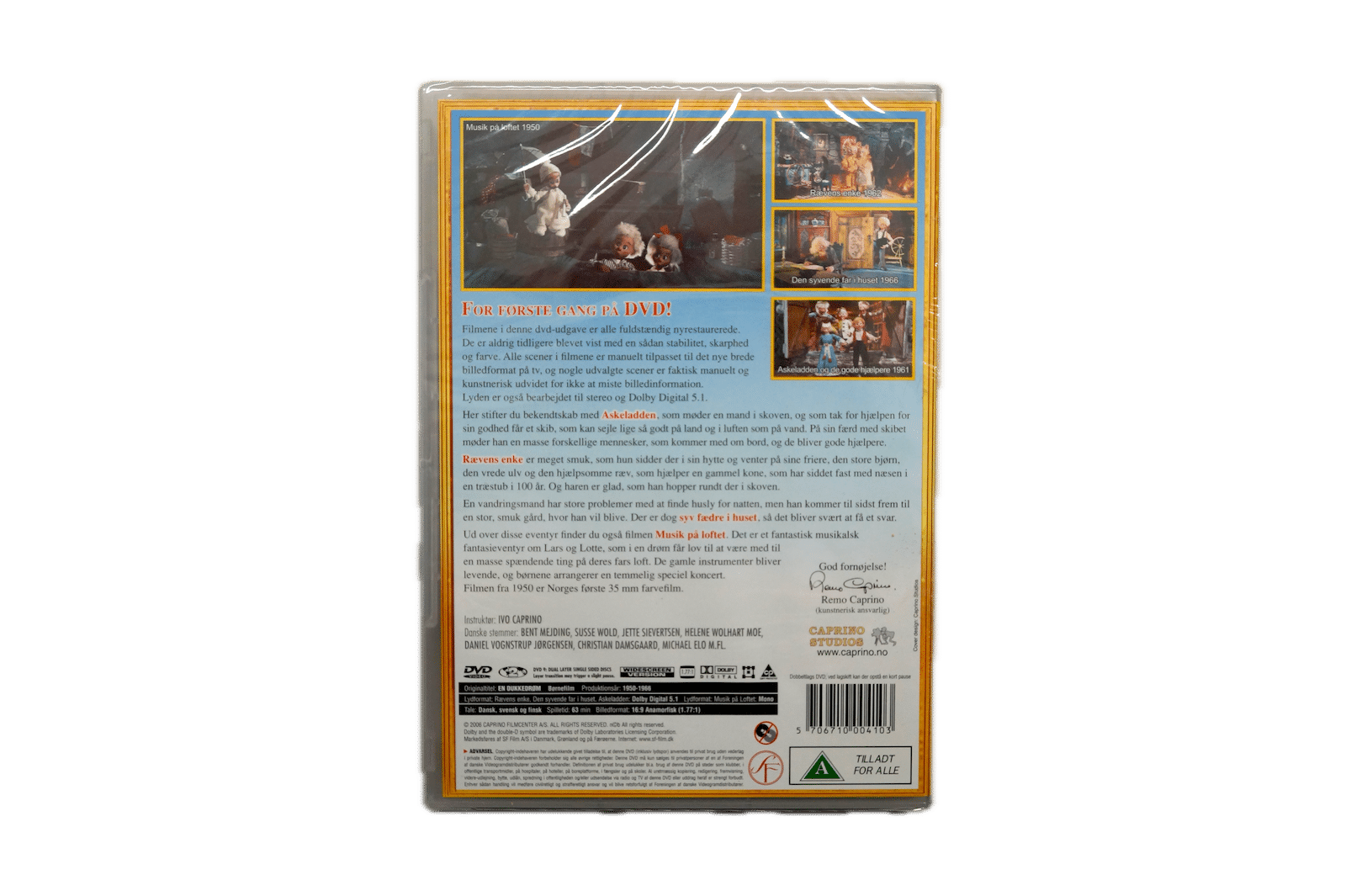 Musik på loftet og andre historier – DVD (Ny) – Alle varer – Back cover